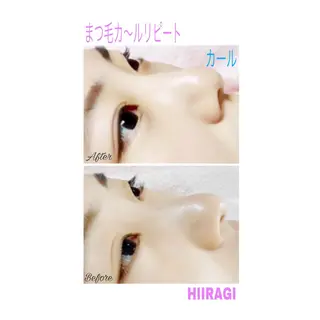 マツエク・マツパ 美容室 HIIRAGIのマツエク・マツパデザイン