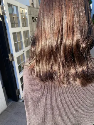 ミディアム カラー お任せヘア☘️☘️ 及川渚のヘアスタイル