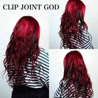 ロング カラー 今泉 周のヘアスタイル