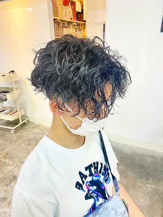 パーマ メンズ QOL 立川所属・トレンドパーマ‼️ NAOKI💥のヘアスタイル