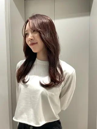 セミロング カラー 🪽艶感× hair |kazaneのヘアスタイル