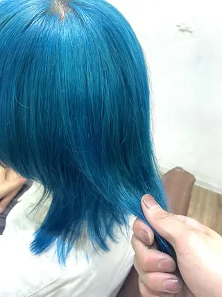 カラー 渋谷/メンズパーマ/ ミディアム/田代昂平のヘアスタイル