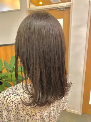 ミディアム カラー 門崎未依/レイヤー/ メンズカット🪿🌼のヘアスタイル