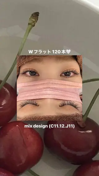 マツエク・マツパ As nail sakuraのマツエク・マツパデザイン