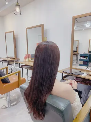 ロング モデル募集中lore 中村かれんのヘアスタイル