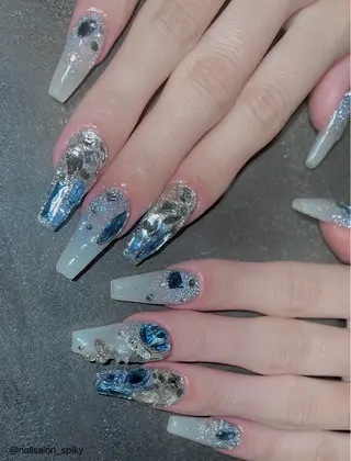 ネイル Spiky とうげ ふうかのネイルデザイン