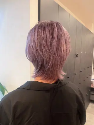 ショート カラー メンズ Ｖｉｏｔ  銀座 樋口 桃佳のヘアスタイル