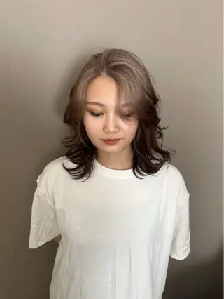 セミロング カラー OPShair所属・sion ✰デザインカラーのヘアスタイル
