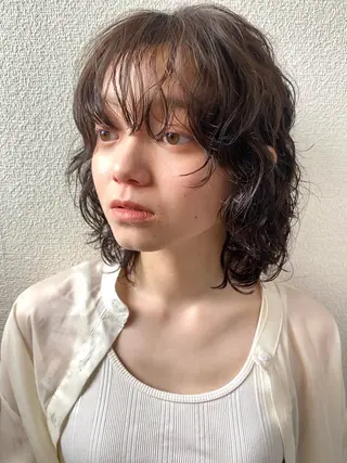 ミディアム パーマ CARICIA🌱 masaeのヘアスタイル