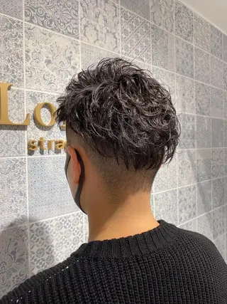 ショート パーマ メンズ lond strada所属・🌟モテ髪ショート 🌟店長　津賀涼のヘアスタイル
