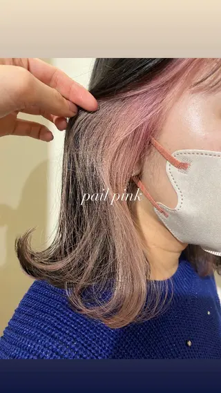 ミディアム カラー マンツーマン施術🌷 透明感/HIKARIのヘアスタイル