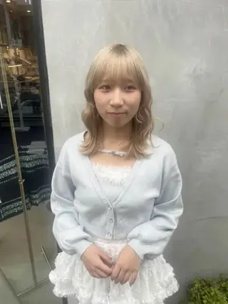 セミロング ベージュ＊Spica 【ミルクティー】のその他イメージ