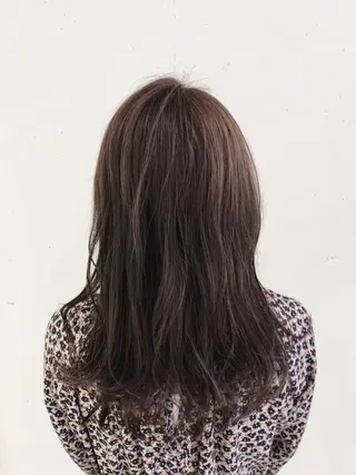 ミディアム カラー パーマ ヘアアレンジ 【ツヤ髪美容師】 ツダケイスケのヘアスタイル