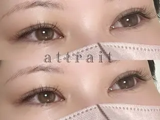マツエク・マツパ attrait プライベートサロンのマツエク・マツパデザイン