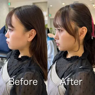 ミディアム ❤️ショートカット ・顔周りカット❤️のヘアスタイル