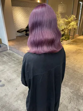 セミロング バレイヤージュモデル 小林匠❤️‍🔥のヘアスタイル