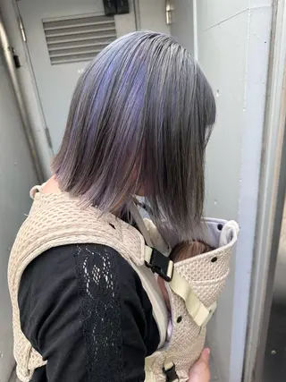 ミディアム Leben所属・垢抜けヘア♡柔らかい カラー/mihoのヘアスタイル