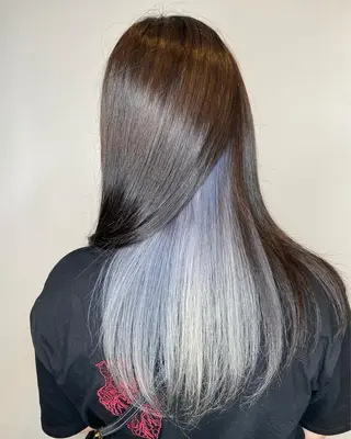 ロング カラー メンズ キッズ SALOWIN 新宿三丁目East所属・縮毛矯正/艶カラー /美髪/ﾒｸﾞﾐのヘアスタイル