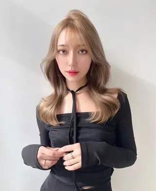 ロング カラー ヘアアレンジ 韓国ヘア/髪質改善 TAKAHIROのヘアスタイル