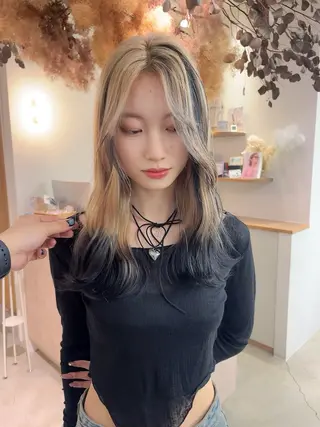 ロング vince gio所属・小田 輝太郎/ブリーチのヘアスタイル