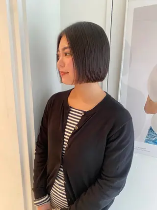 ショート riria/ボブ /ブラウンカラー🎀のヘアスタイル