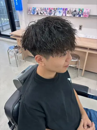 パーマ メンズ 土岐 仁/メンズ専門 パーマ特化美容師🌀のヘアスタイル