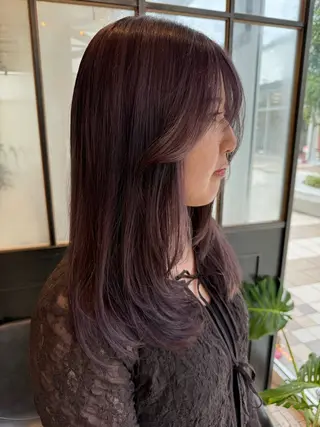 セミロング レイヤーカット /momocaのヘアスタイル