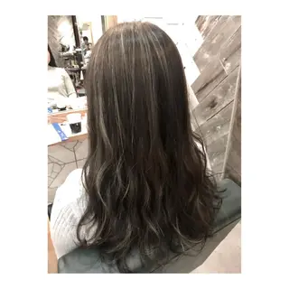 セミロング パーマ 河野 行史のヘアスタイル