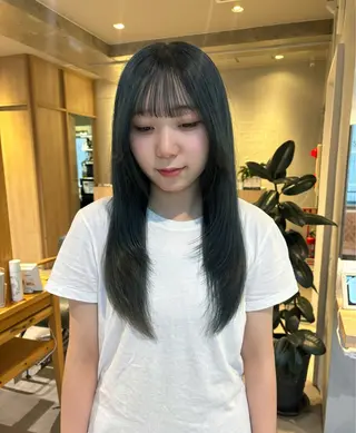 ロング りあの🎀 /暖色カラー🍒のヘアスタイル