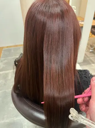 カラー 藤原 智恵のヘアスタイル