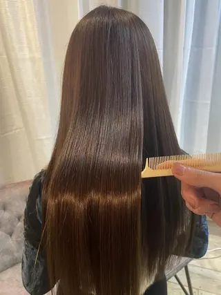 セミロング カラー パーマ MISATO THIRD SHOPのヘアスタイル