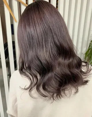 セミロング カラー 樫原裕二/レイヤー カット/透明感カラーのヘアスタイル