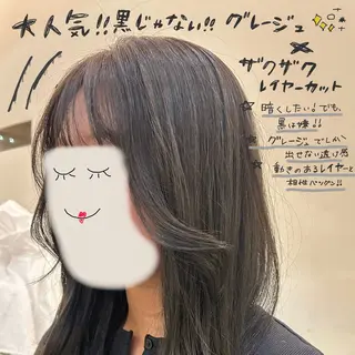 ロング 似合わせ アヤナのヘアスタイル