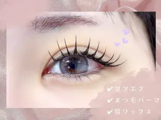 マツエク・マツパ mil❤︎ Kahoのマツエク・マツパデザイン