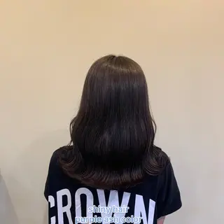 ミディアム カラー 艶髪レイヤー上田 紗也🇰🇷💗のヘアスタイル