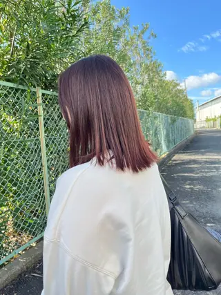 ミディアム カラー ヘアアレンジ Amour Akala .hk　（アムールアカラ）所属・Amour Akala.hkのヘアスタイル