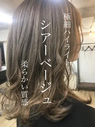 セミロング ヘアアレンジ current所属・✨カット美容師 💡高橋優也💡のヘアスタイル