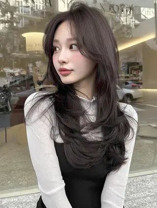 セミロング 🔥似合わせカット 管野一稀/仙台/富沢のヘアスタイル