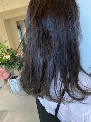 セミロング カラー 🕶️佐藤 海李🐏のヘアスタイル