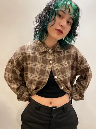 ミディアム カラー Yusuke ユウスケのヘアスタイル