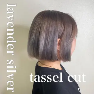 ショート カラー SALOWIN 新宿三丁目EAST所属・韓国レイヤー🇰🇷 layercut✂️のヘアスタイル