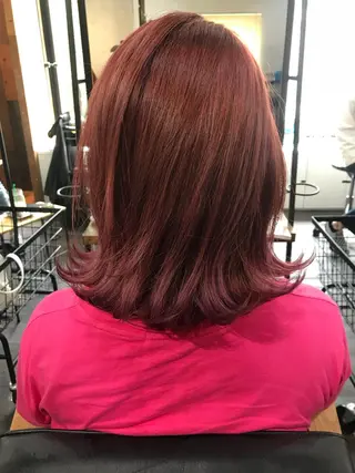 ミディアム 家田 竜のヘアスタイル
