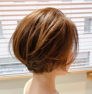 ショート 💎レイヤー×顔周り カット💎杉原のヘアスタイル