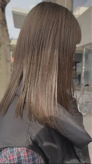 ミディアム カラー KOHNO/ブリーチ なし/透明感カラーのヘアスタイル
