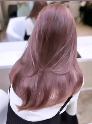 カラー 髪質改善/艶カラー/ ブリーチ/桃谷翼のヘアスタイル