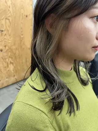 セミロング 亀田 泰生のヘアスタイル