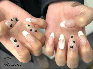 ロング nail Restart所属・Restart YURIのネイルデザイン