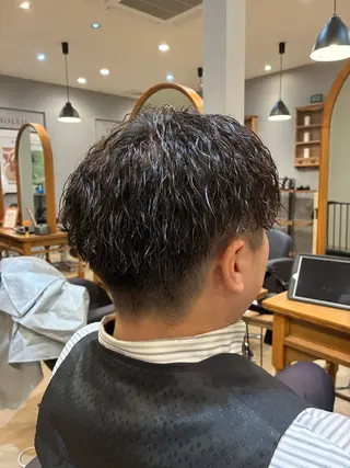 ショート パーマ メンズ 山際勇策 /岐阜美容師のヘアスタイル
