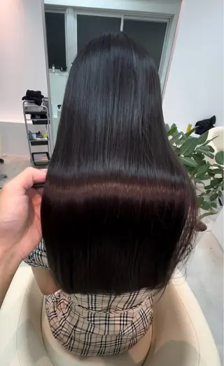 セミロング カラー パーマ ヘアアレンジ メンズ 🍀髪質改善 ケアカラーrootsのヘアスタイル