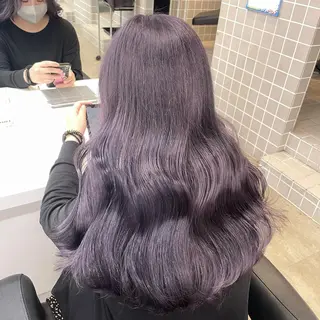 ロング カラー *モデル募集🤍横浜 透明感カラー🫧のヘアスタイル
